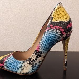 Aldo Heels multi synthetic snake